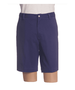 Purple Cotton Twill Shorts