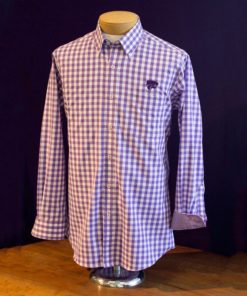 Purple Gingham K-State Shirt