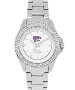 KANSAS STATE WILDCATS WOMEN’S GLITZ SPORT BRACELET WATCH