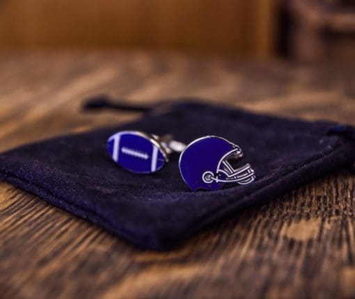 Cufflinks Football Helmet