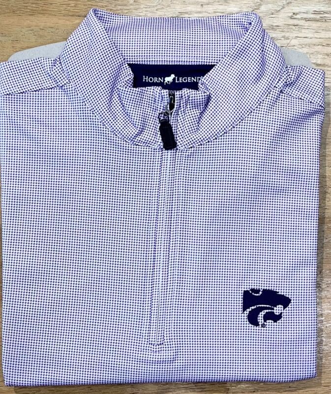 KSU Sweater dot pattern