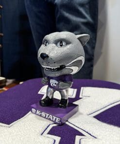 A Kansas State Willy Wildcat Statue