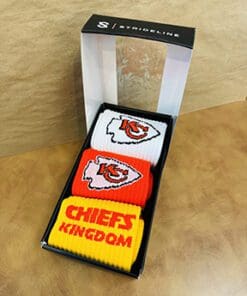 Three pack of KC Chiefs socks