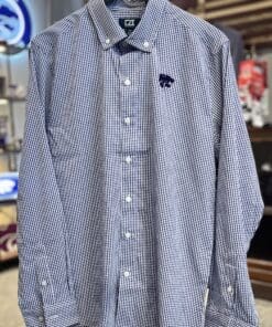 Cutter & Buck Powercat Purple Gingham