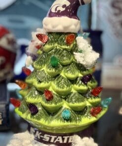 Ceramic K-State Christmas Tree